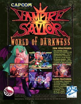 Vampire Savior: A Delicious Cocktail of Gothic Horror and Fierce Battles!